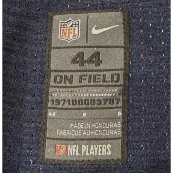 Nike NFL Los Angeles Rams On Field Blank Player Limited Jersey Size 44 / M NEW - Picture 5 of 16
